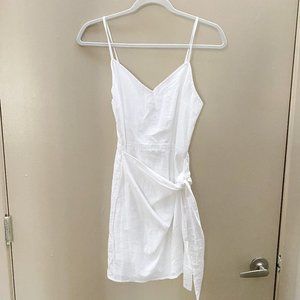 White Wrap Dress